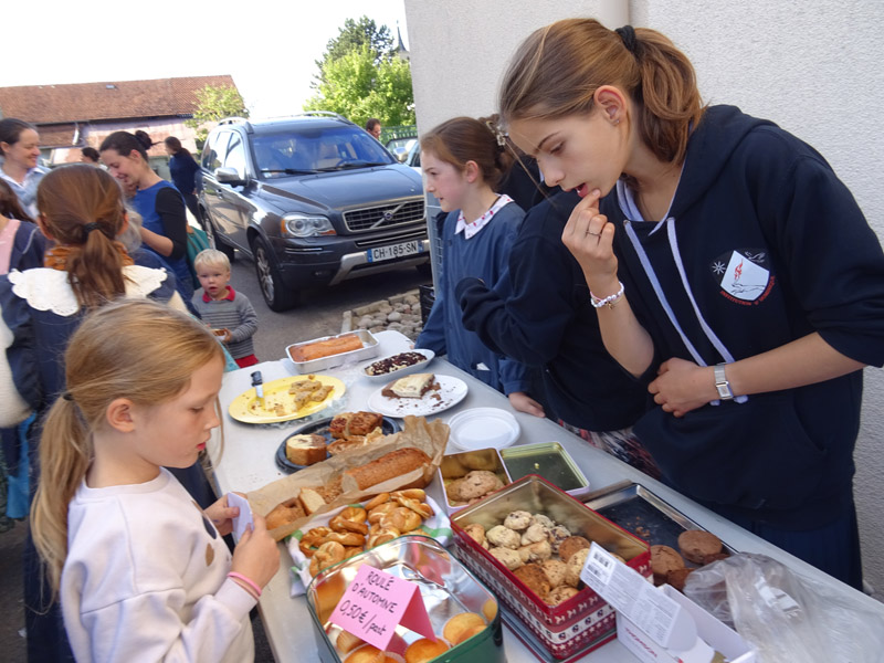 Vente de gâteaux